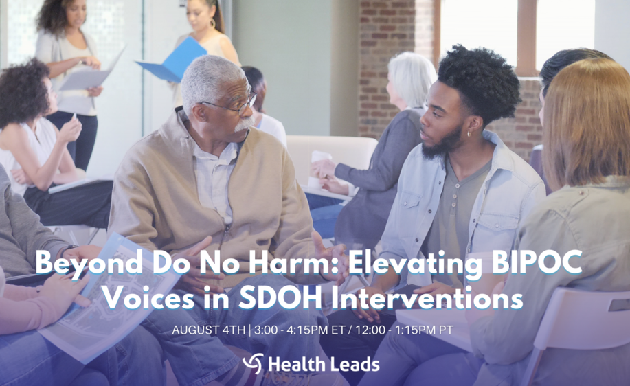 Beyond Do No Harm: Elevating BIPOC Voices in SDOH Interventions
